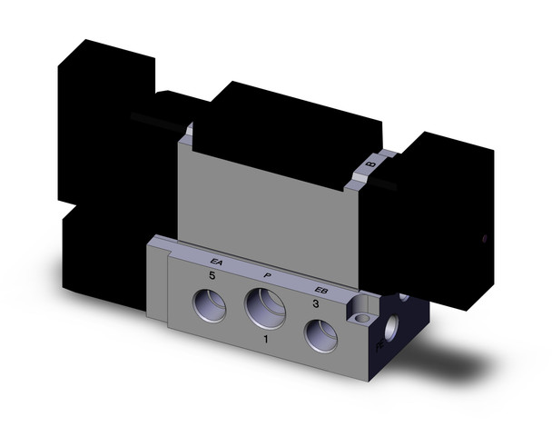 SMC VFR3300-3FZ-03T 4/5 Port Solenoid Valve