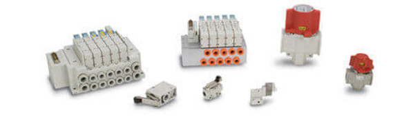 SMC VFR3510-5DZ-Q Valve, 3Pos/Pc, Non Plug-In