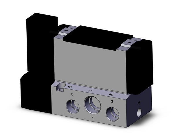 SMC VFR4100-3F-04T Valve Sgl Plug-In Base Mount