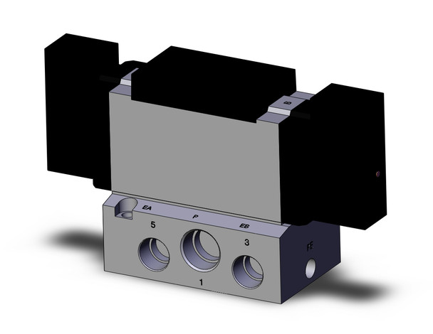 SMC VFR4310-3E-04T Valve Dbl Non Plugin Base Mt