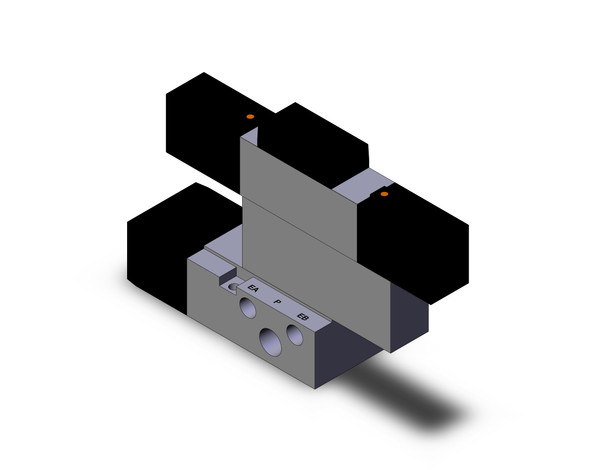 SMC VFS2600-3FZ-02T valve double plug-in base mt