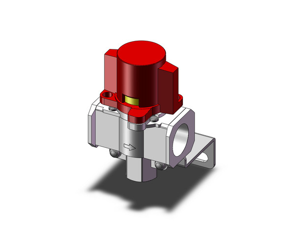 SMC VHS5510-10B-B mechanical valve pressure relief 3 port valve