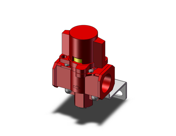 SMC VHS5510-10B-BS-X1 mechanical valve pressure relief 3 port valve