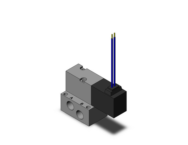 SMC VK3140-6H-01N 5 port sol valve poppet type, base mount