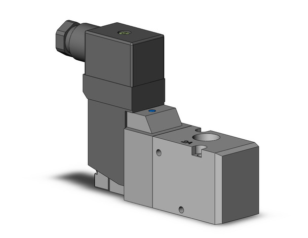 <h2>VP300/500/700, 3 Port Solenoid Valve, Body Ported, Single Unit</h2><p><h3>SMC s VP300/500/700 series solenoid valve, offers high flow capacity and reduced power consumption (1.55W standard, 0.55W with power saving circuit).  The series may be used as either a selector valve, or a divider valve.  It is vacuum applicable up to –101.2kPa.  Series VP3145/3165/3185 is a large size, 3 port solenoid valve with a rubber seal.  It is possible to use the series in vacuum applications or under low pressure.  Both series are available in a normally closed or normally open styles.</h3>- 3 port, pilot poppet type valve<br>- Available with power saving circuit to reduce power consumption<br>- Port sizes from 1/8 to 1/2, depending on series<br>- Thread types: Rc, G, NPT, NPTF<p><a href="https://content2.smcetech.com/pdf/VP.pdf" target="_blank">Series Catalog</a>