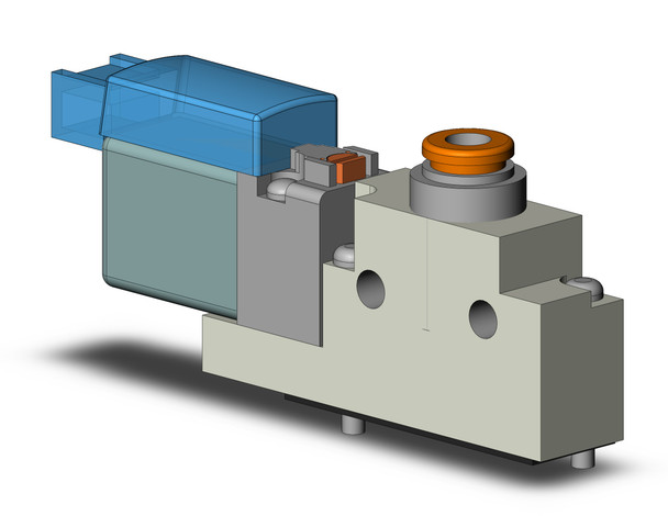 SMC VQZ115-5MOB1-C4 3 Port Base Mounted Solenoid Valve