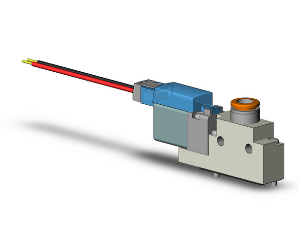 SMC VQZ115K-5L1-C6 3 port base mounted solenoid valve