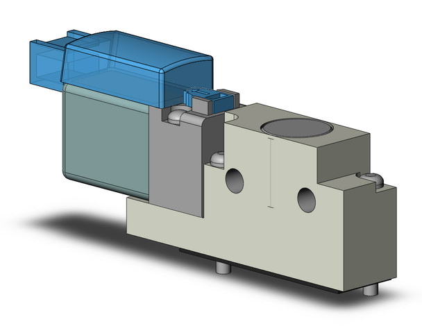 SMC VQZ115K-6LO1-CP 3 Port Base Mounted Solenoid Valve