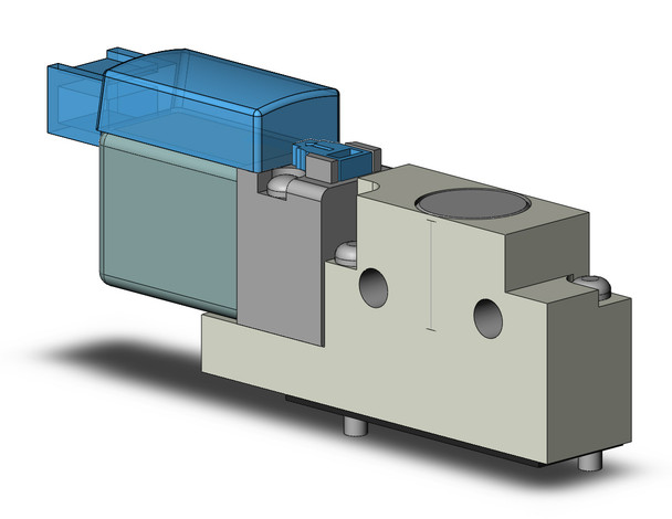 SMC VQZ115R-5LO1-CP 3 Port Base Mounted Solenoid Valve