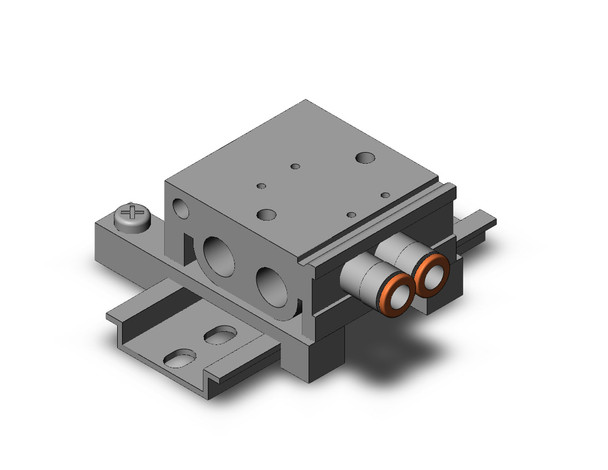 SMC VV3QZ15-02N7TC-D0 Base Mounted Manifold