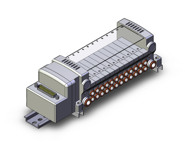 SMC VV5QC11-12N7FD0-DNS Vqc Manifold