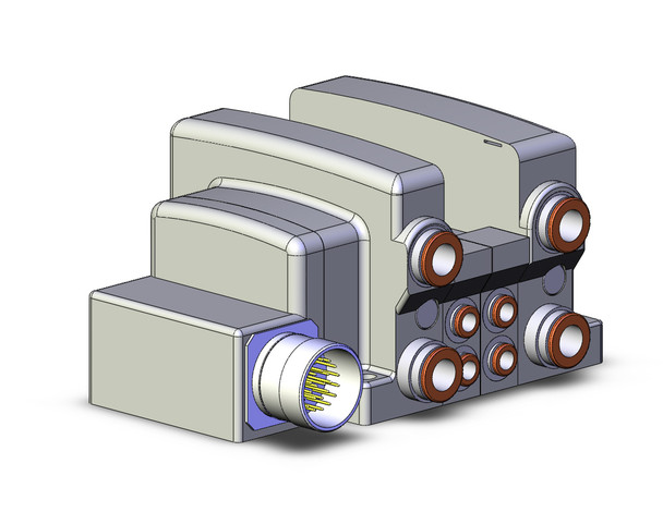 SMC VV5QC21-02C6MD0 4/5 Port Solenoid Valve