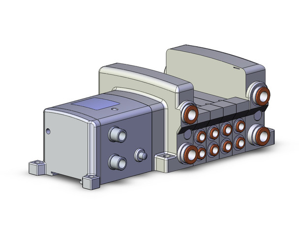 SMC VV5QC21-04N7SDZENN0 4/5 Port Solenoid Valve