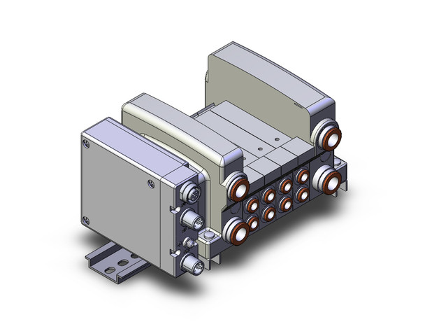 SMC VV5QC21-04N7SEBN-D 4/5 port solenoid valve vqc manifold