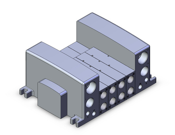 <h2>VV5QC41-**S*, Base Mounted, Plug-in Unit, Decentralized Serial Wiring (EX500)</h2><p><h3>The VQC series has five standard wiring packages bringing a world of ease to wiring and maintenance work, while the protective enclosures of three of them conform to IP67 standards for protection from dust and moisture. The use of multi-pin connectors to replace wiring inside manifold blocks provides flexibility when adding stations or changing manifold configuration. The VQC series has outstanding response times and long life.</h3>- For VQC4000 base mount, plug-in valves<br>- Protective enclosure conforms to IP67 for protection from dust and moisture<br>- Gateway type serial transmission system<br>- Replaceable one-touch fittings<br>- 1 to 8 stations available as standard<br>- <p><a href="https://content2.smcetech.com/pdf/VQC4.pdf" target="_blank">Series Catalog</a>