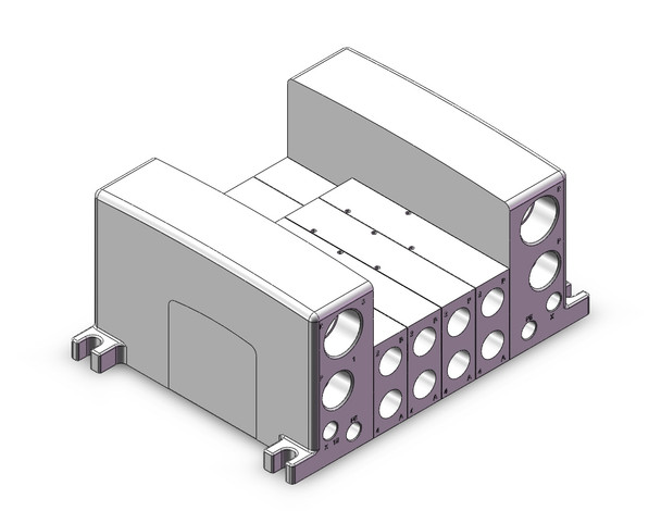 <h2>VQC4000 Manifold/Valve Assembly with EX600</h2><p><h3>The VQC series has five standard wiring packages bringing a world of ease to wiring and maintenance work, while the protective enclosures of three of them conform to IP67 standards for protection from dust and moisture. The use of multi-pin connectors to replace wiring inside manifold blocks provides flexibility when adding stations or changing manifold configuration. The VQC series has outstanding response times and long life.</h3>- Base mount EX600 type plug-in manifold for VQC4000 valves<br>- Protective enclosure conforms to IP67 for protection fromdust and moisture<br>- DeviceNet™, PROFIBUS DP and CC-Link, EtherNet/IP™, EtherCAT fieldbus protocols<br>- Maximum 12 stations available as standard<br>-  <p><a href="https://content2.smcetech.com/pdf/VQC4.pdf" target="_blank">Series Catalog</a>