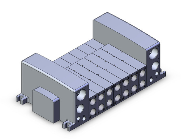 <h2>VV5QC41-**S*, Base Mounted, Plug-in Unit, Decentralized Serial Wiring (EX500)</h2><p><h3>The VQC series has five standard wiring packages bringing a world of ease to wiring and maintenance work, while the protective enclosures of three of them conform to IP67 standards for protection from dust and moisture. The use of multi-pin connectors to replace wiring inside manifold blocks provides flexibility when adding stations or changing manifold configuration. The VQC series has outstanding response times and long life.</h3>- For VQC4000 base mount, plug-in valves<br>- Protective enclosure conforms to IP67 for protection from dust and moisture<br>- Gateway type serial transmission system<br>- Replaceable one-touch fittings<br>- 1 to 8 stations available as standard<br>- <p><a href="https://content2.smcetech.com/pdf/VQC4.pdf" target="_blank">Series Catalog</a>