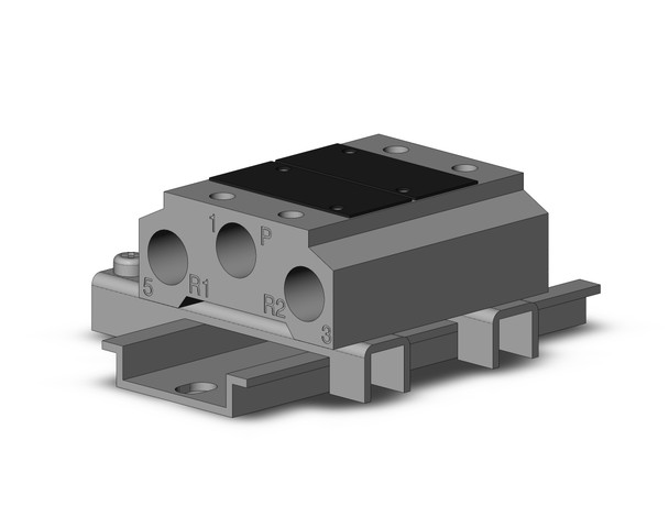 SMC VV5QZ22-02C-D-Q Vqz2000 Body Ported Manifold