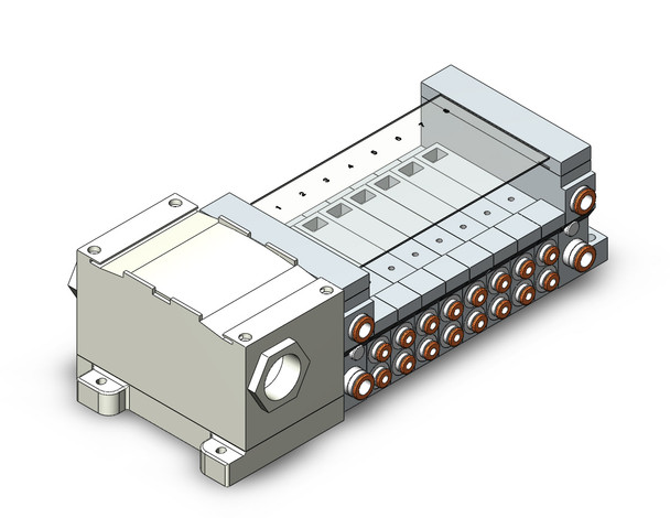 SMC VV5Q21-08C4T0-N Vv5Q Manifold