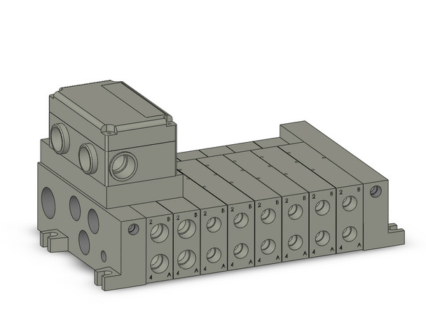 SMC VV5Q41-0802SDV-W Vv5Q Manifold