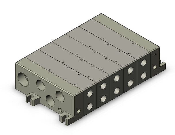 SMC VV5Q51-0503T1-SD Mfld, Plug-In, Vq5000