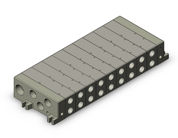 SMC VV5Q51-0904T1-CD2 Mfld, Plug-In, Vq5000