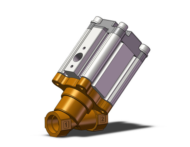 SMC VXB215AB 2 port valve angle seat valve, air operated