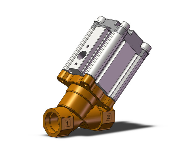 SMC VXB215BB Angle Seat Valve, Air Operated