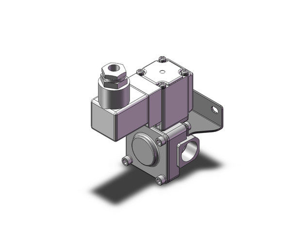 SMC VXD230BJBXB Pilot Op 2 Port Solenoid Valve (N.C.)