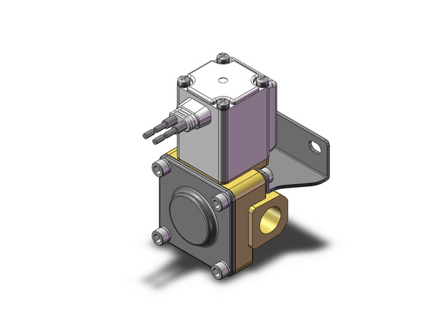 SMC VXD232AAXB Pilot Op 2 Port Solenoid Valve (N.C.)