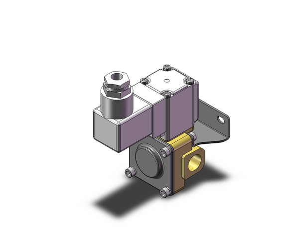 SMC VXD232AZ2ABXB Pilot Op 2 Port Solenoid Valve (N.C.)