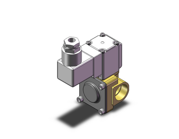 SMC VXD232CJB Pilot Op 2 Port Solenoid Valve (N.C.)