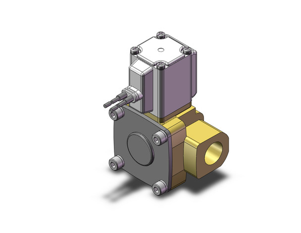 SMC VXD242GB Pilot Op 2 Port Solenoid Valve (N.C.)