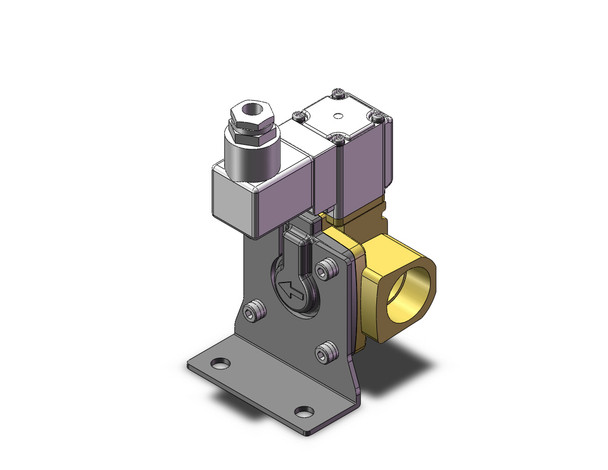 SMC VXD250LZ2ABXB Pilot Op 2 Port Solenoid Valve (N.C.)