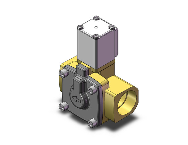 SMC VXD262NZ2CB Pilot Op 2 Port Solenoid Valve (N.C.)