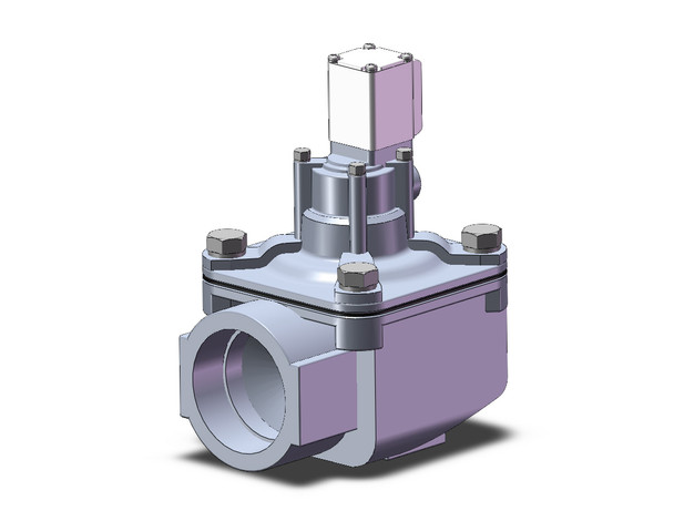 SMC VXF24AAZ3VB 2 Port Solenoid Valve