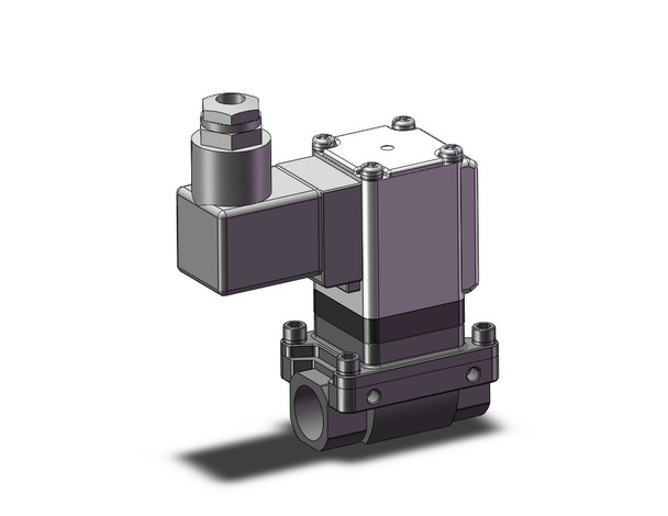 SMC VXZ2A0BGB Pilot Op 2 Port Solenoid Valve, (N.O.)