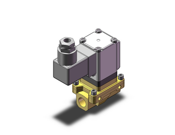 SMC VXZ2A3AZ2A pilot op 2 port solenoid valve, (n.o.)