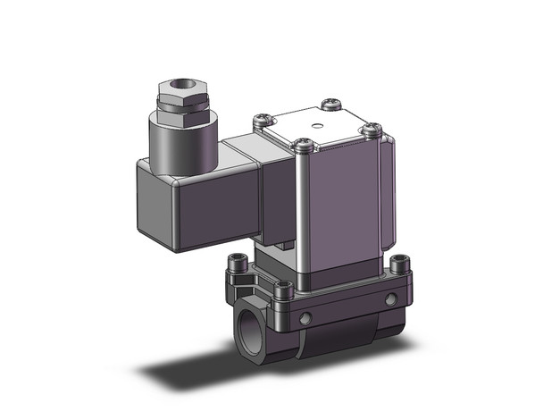 SMC VXZ230BZ3AA Pilot Op 2 Port Solenoid Valve, (N.C.)