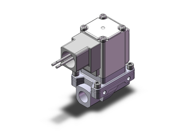 SMC VXZ232CSC 2 port valve pilot op 2 port solenoid valve, (n.c.)