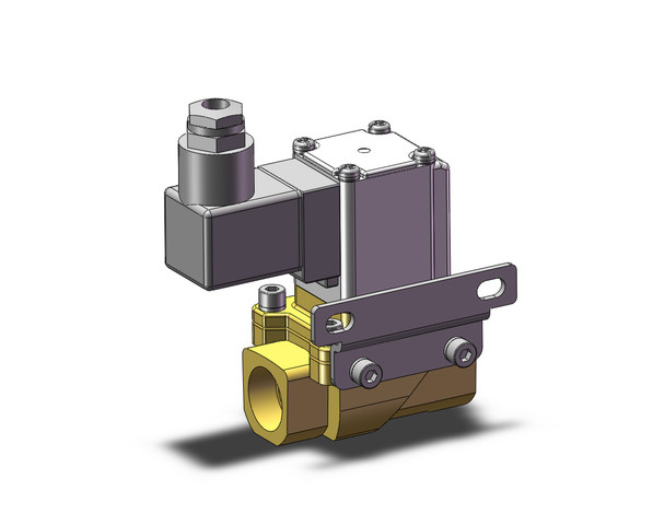 SMC VXZ240FZ2AEXB Pilot Op 2 Port Solenoid Valve, (N.C.)