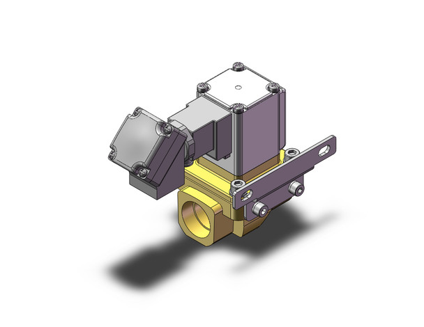 SMC VXZ252HZ2KXB Pilot Op 2 Port Solenoid Valve, (N.C.)