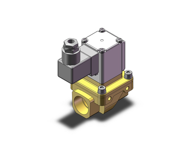 SMC VXZ252HZ2VG 2 port valve pilot op 2 port solenoid valve, (n.c.)