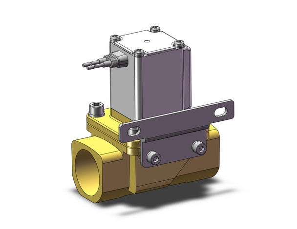 SMC VXZ260KAXB Pilot Op 2 Port Solenoid Valve, (N.C.)