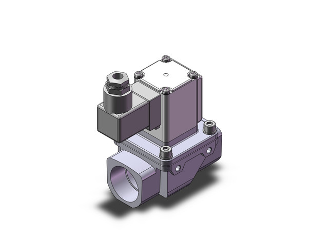 SMC VXZ262LZ2AL 2 port valve pilot op 2 port solenoid valve, (n.c.)