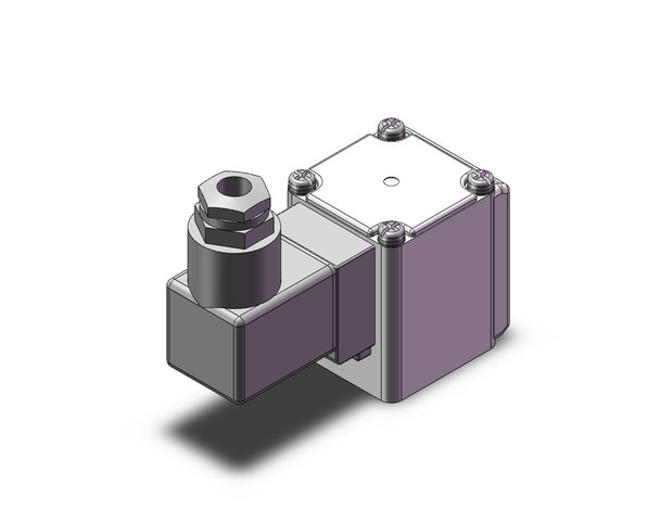 SMC VXZ263LZ2A Pilot Op 2 Port Solenoid Valve, (N.C.)