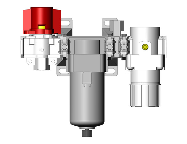 SMC AC40B-04-TV1-2-A F/R Combo Modular