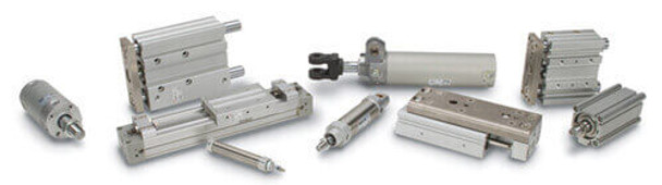 SMC TF5080-CEK00043 iso tie rod cylinder w/lock rod side trunnion