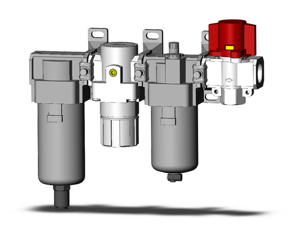 SMC AC40-N06D-V-3Z-A Modular F.R.L.