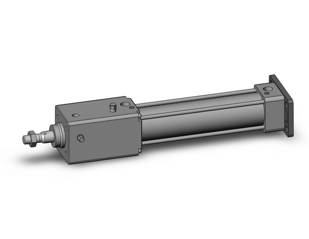 SMC C95NDG40-125-D iso tie rod cylinder w/lock cyl, tie rod